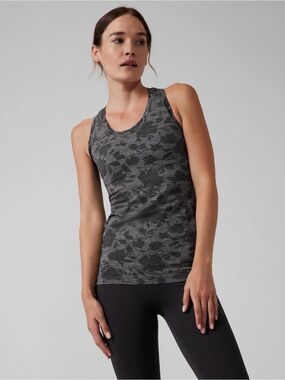 ATHLETA Women’s Gray Camo Racerback Tank Top